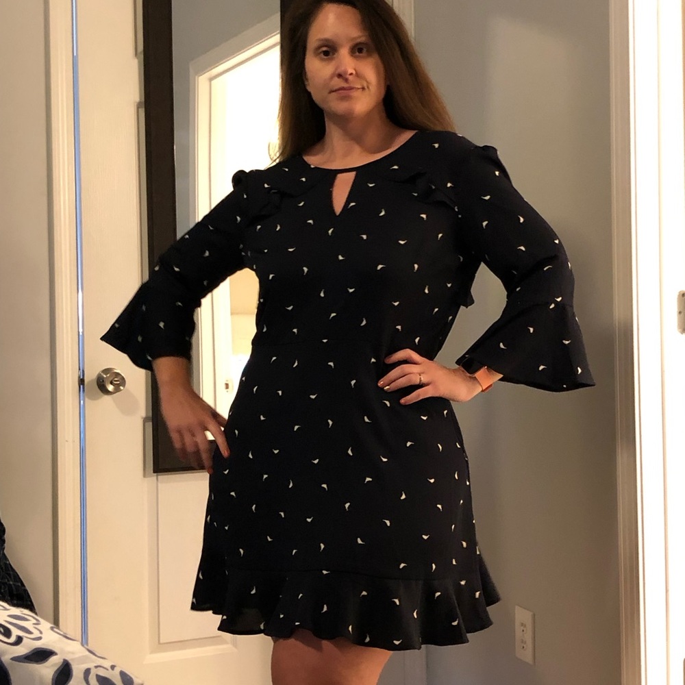 Adorable bird pattern dress